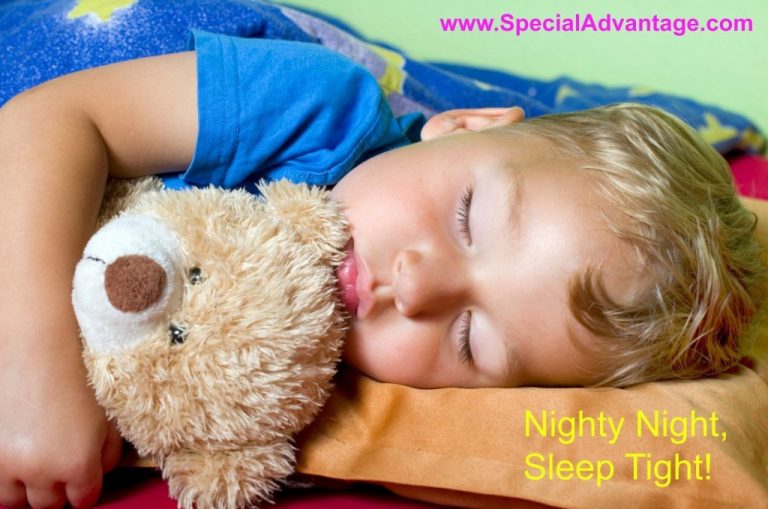 Nighty Night, Sleep Tight – Helping Your Child Succeed!